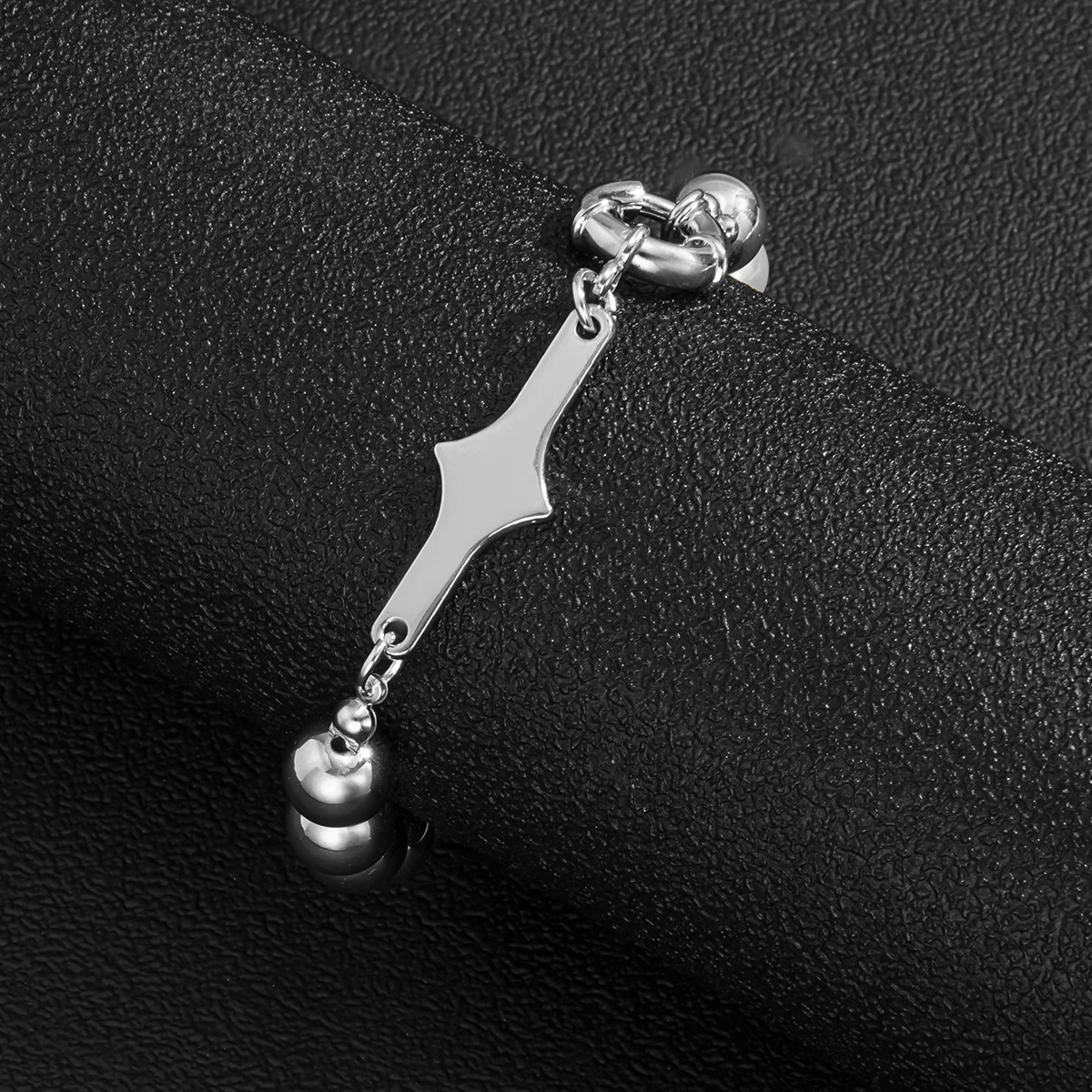 

Punk Sliver Color Simulated Pearl Beads Men Bracelet Boho CCB Beaded Charm Bracelets on Hand Friends Bangles Jewelry Accessories