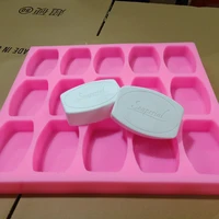 custom epoxy resin mold customize resin crafts molds aroma plaster art crafts mould silicone oval shaped 15cavity hot selling