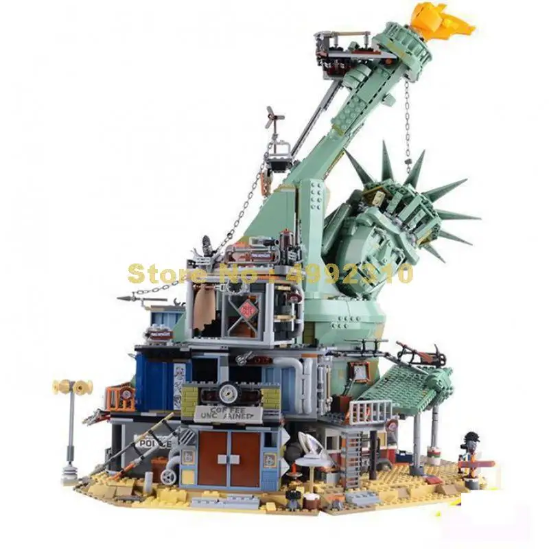 Sy1276 фильм 3178 шт Добро пожаловать в apocalypseberg 13+ фигурки строительные блоки 70840 Кирпичи Игрушка