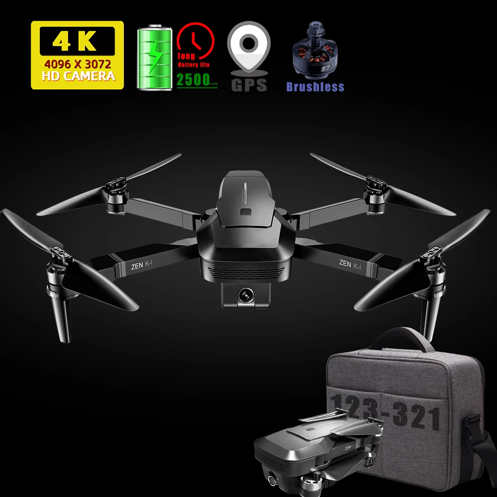 K1 Дрон Дроны с камерой hd gps rc вертолет игрушки Квадрокоптер Профессиональный