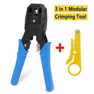 cable tools crimper network clamp electrician insulated wire strippers pliers internet bent wire cutter cut pliers hand tools free global shipping