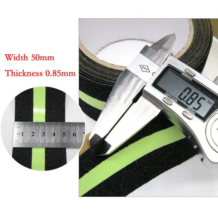 Новейшая уличная Нескользящая лента для пола лестничных ступеней Черная