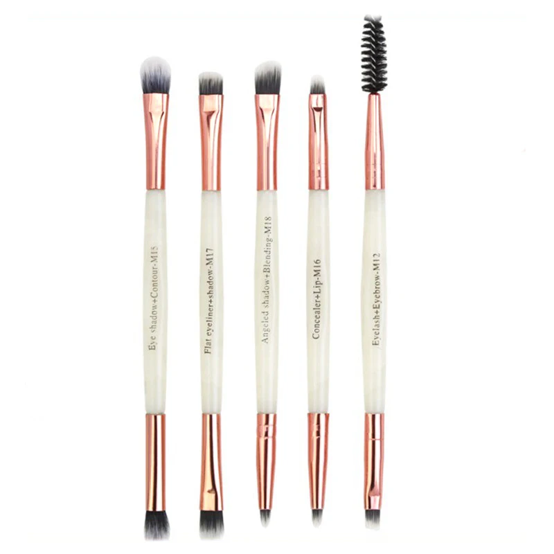 

5PCS/Set Adjustable Handle Makeup Brush Portable Makeup Brush Skin-Friendly Puff For Lady Facial Beauty Makeup Care Accessories