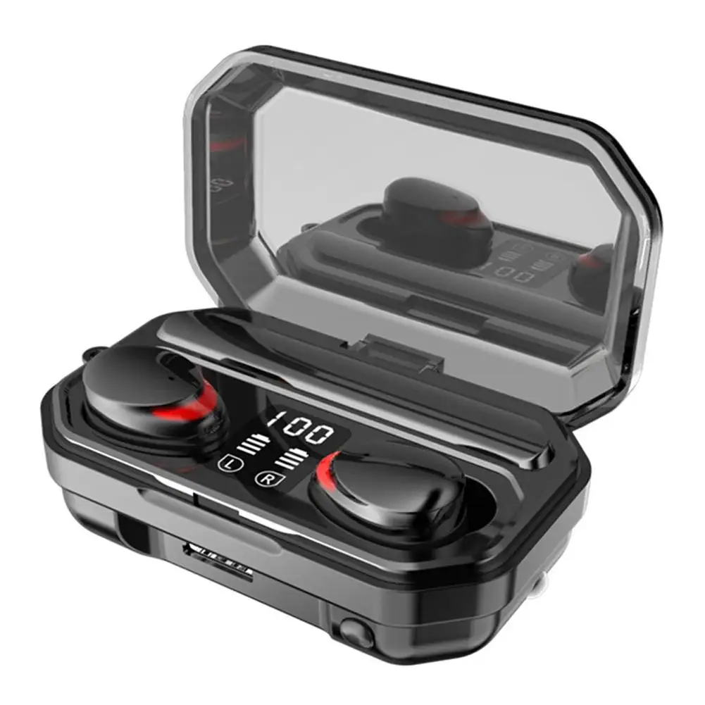 

M15 TWS Wireless Waterproof Bluetooth V5.1 HD Call In-ear Earphones with Mic