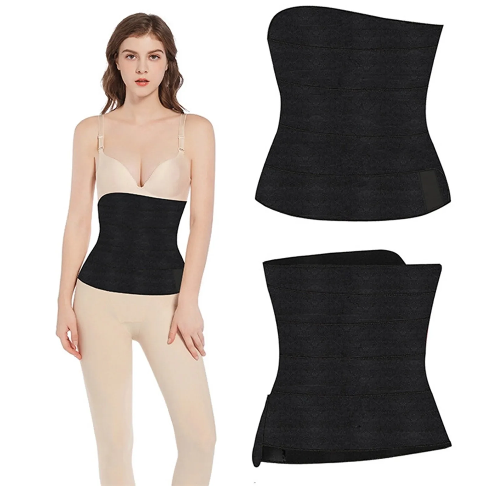 5m Waist Trainer Women Slimming Sheath Snatch Me Up Bandage Wrap Bodyshaper Tummy Shapewear Trimmer Belt Corset Top Stretch Band | Женская