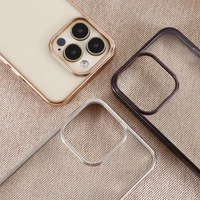 suitable for apple iphone 11 12 13 pro max mobile phone shell mini x xs xr ultra thin electroplating anti fall protective shell