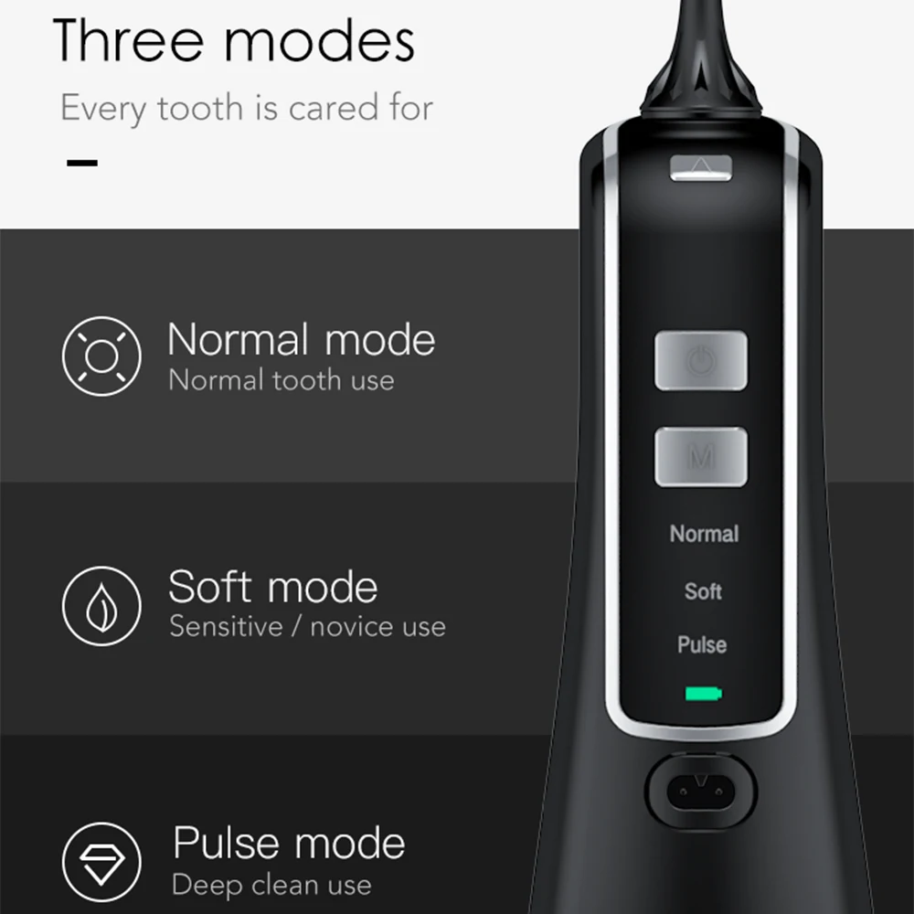 Nicefeel Dental flosser New 3 Modes Cordless Oral Irrigator Portable Water Flosser USB Rechargeable Jet Floss Tooth | Бытовая техника