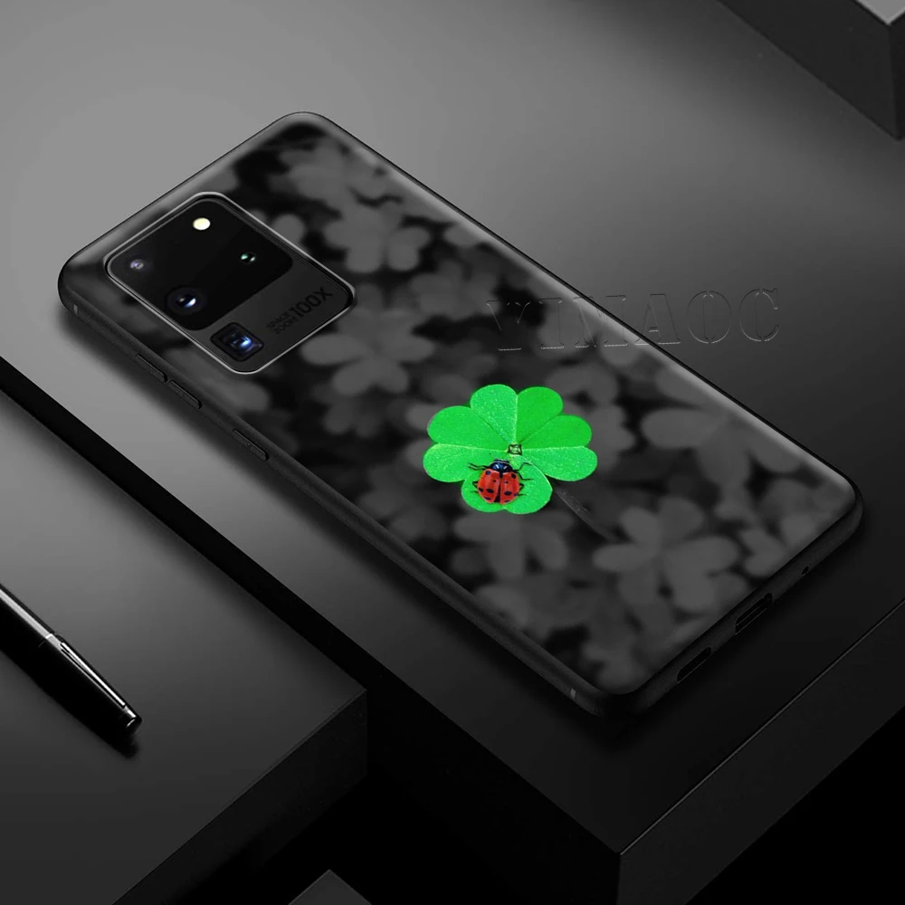 YIMAOC Мягкий силиконовый чехол с четырьмя листьями божьей коровкой маргариткой