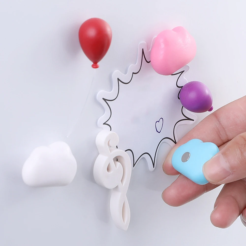 Магнитный Крючок для ключей 3D Мультяшные нотки магнит на холодильник настенный