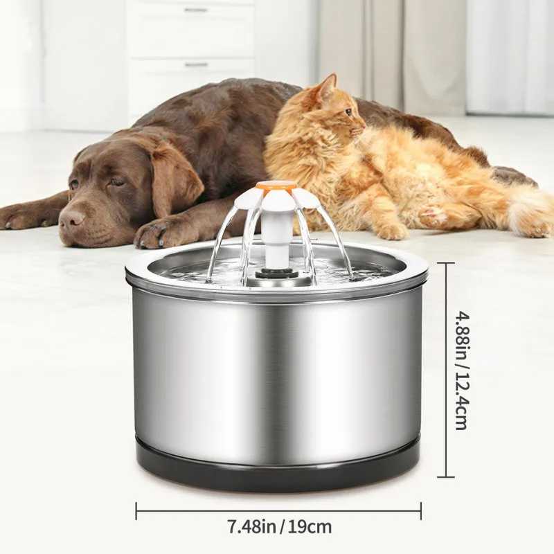 

Hot Sale Cat Water Fountain Dog Drinking Bowl Pet USB Automatic Water Dispenser Super Quiet Drinker Auto Feeder