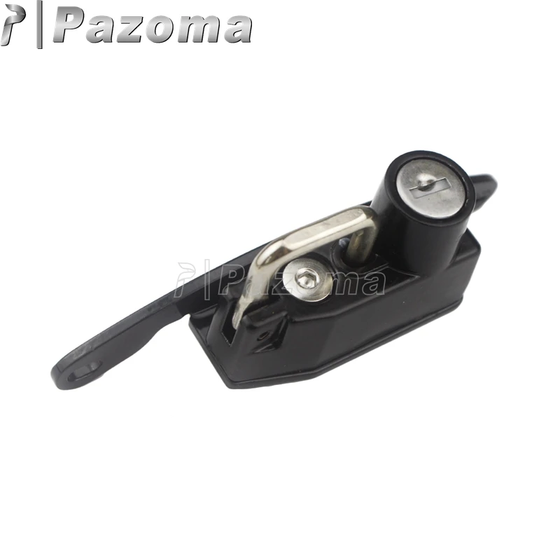 Левая сторона черный мотоциклетный шлем замок автомобильный Стайлинг крюк с 2