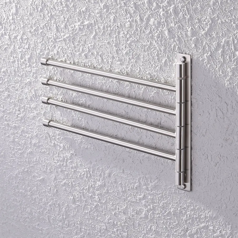 YUMORE Ванная комната Полотенца стеллаж вращающийся держатель бар настенный Rail