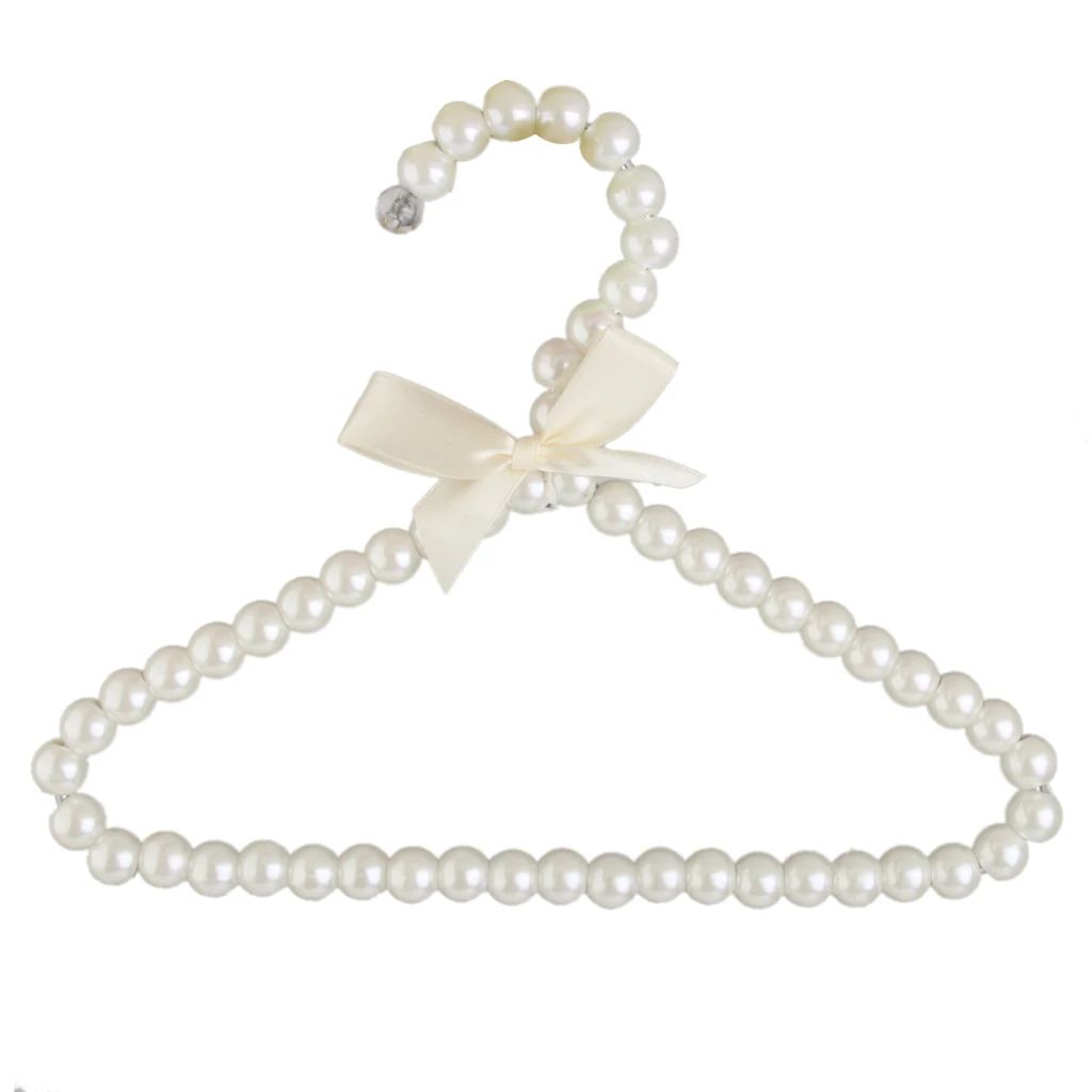 

Pearl Beaded Coat Clothes Hangers Baby Toddler Kids Children Hanger Boy Girl