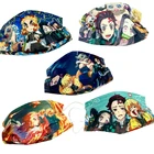 Маска для лица одноразовая 3-слойная с рисунком из аниме рассекающий демонов