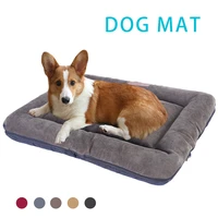 thick dog mat pet bed cushion washable breathable corduroy winter warm dogs pad for small medium big dog non slip pet nest sofas