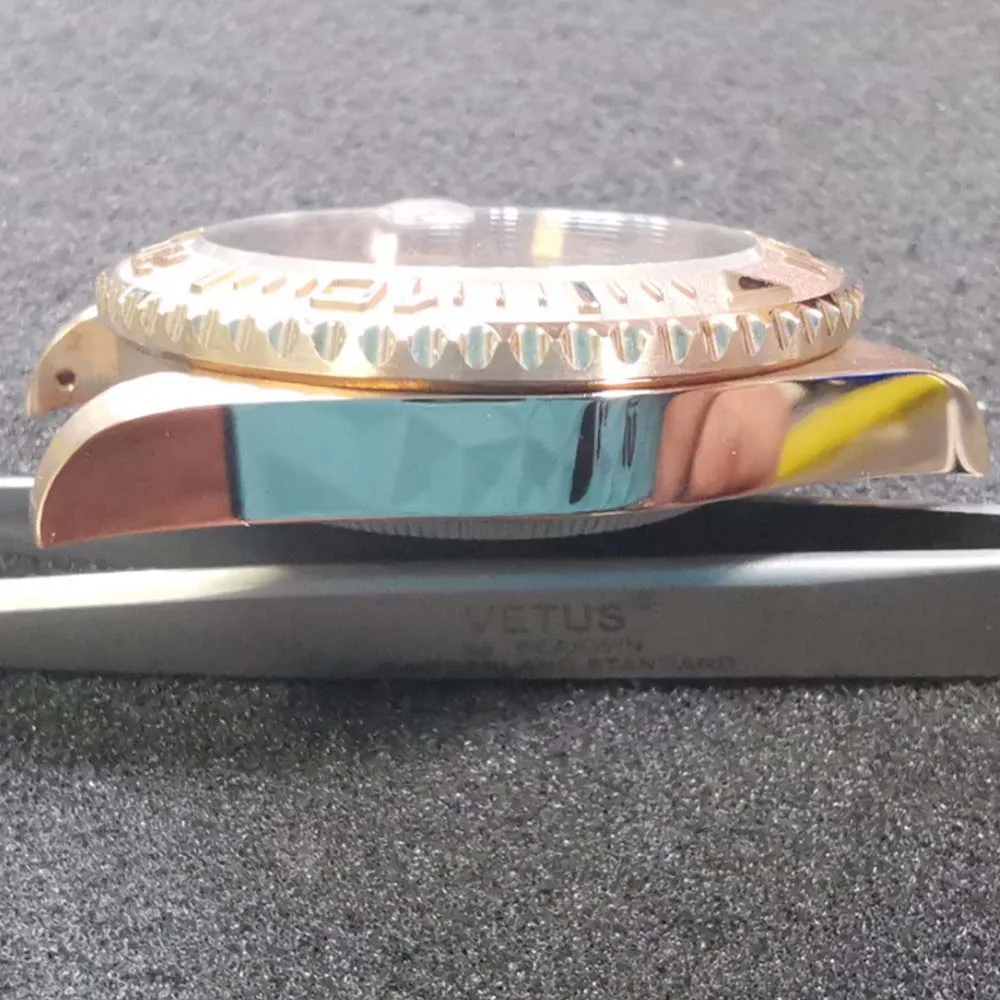 

Чехол для часов NH35A, Винтажный чехол из олова и бронзы 44 мм, аксессуары для модификации часового механизма