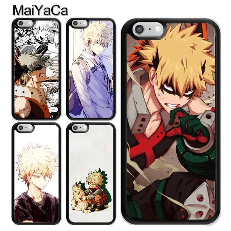 Чехол Boku no Hero academic Katsuki Bakugou для iPhone 12 Mini 11 Pro MAX X XR XS SE 2020 6S 7 8 Plus 5s|Бамперы| |