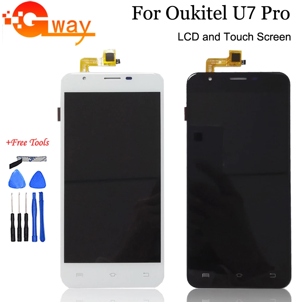 Высокое качество Протестировано 5," для Oukitel U7 PRO ЖК-дисплей+ запасная часть сенсорного экрана+ Бесплатные инструменты