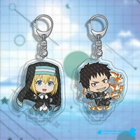 fire force keychain anime 6cm accesories japan decoration cute mold resin aestethic aesthetic jewelry accessories free shipping