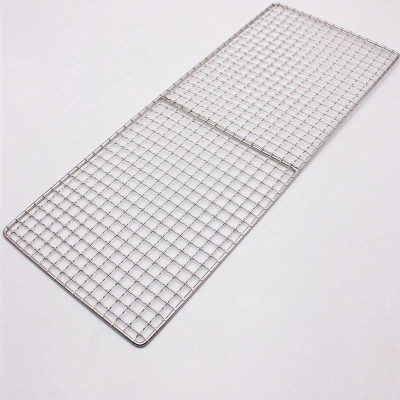Антипригарный коврик для барбекю сетка из нержавеющей стали 304 прямоугольный
