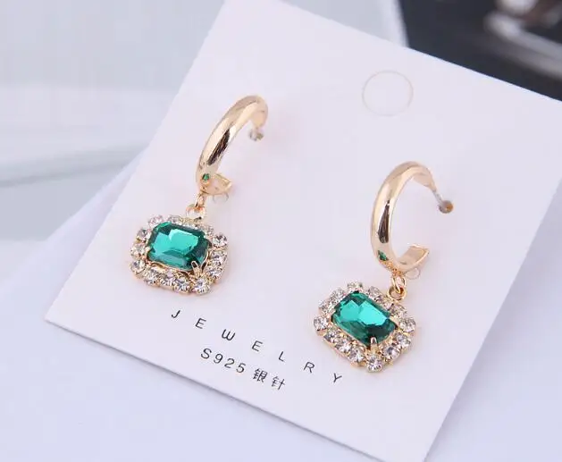 Модные Ювелирные изделия Новое поступление Стразы Покрытые Кристаллами Серьги