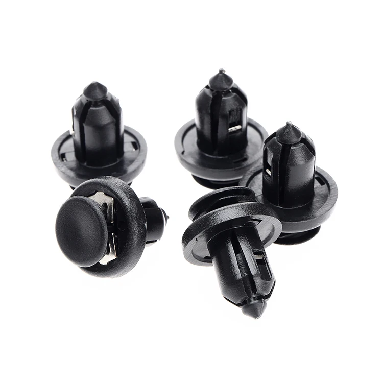 Зажимы нейлоновые для переднего бампера фиксаторы нажимного типа металлические