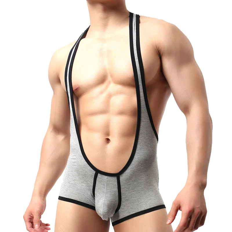 

Mens Undershirts Boxers Modal Underwear Wrestling Singlet Leotard Bodysuit Bugle Pouch Bodywear Jumpsuits Sleepwear One-piece