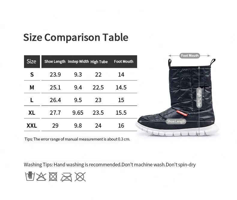 Naturehike/95% г. Зимняя обувь на гусином пуху; 700FP; высокие сапоги-трубы; 5 ℃~-5 ℃; уличные зимние сапоги; зимняя водонепроницаемая теплая обувь
