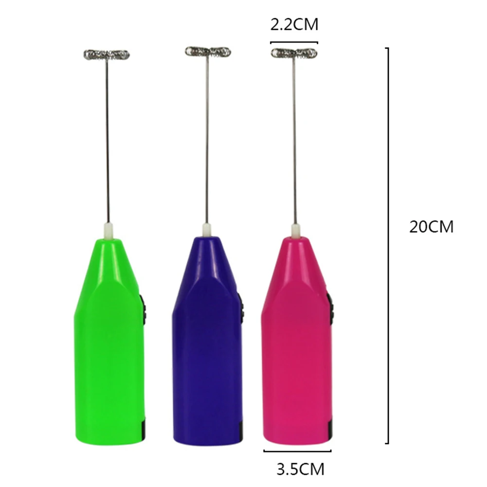 

1pc Milk Drink Coffee Whisk Mixer Electric Egg Beater Frother Foamer Mini Handle Stirrer Practical Kitchen Cooking Tool Whisk