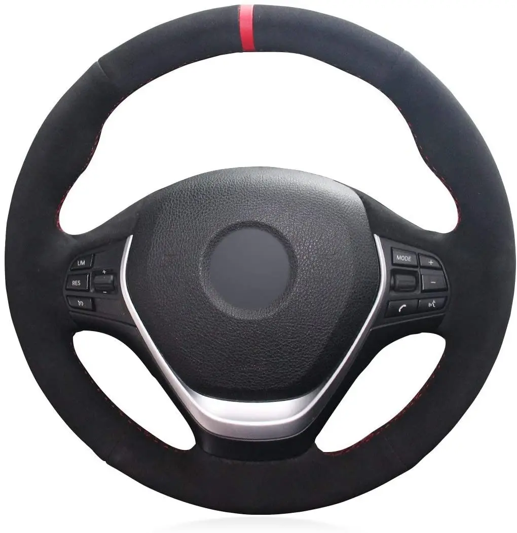 Кожаный чехол на руль BMW 2 серии F22 F23 F45 F46 / 3 F30 f31 F34 F35 4 F32 f33 f36 2014-2019 | Автомобили и