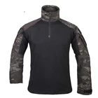 Мужская армейская рубашка G3, военная армейская страйкбольная тактическая Экипировка, Пейнтбольная охотничья униформа, рубашка мультикам MCBK синего цвета