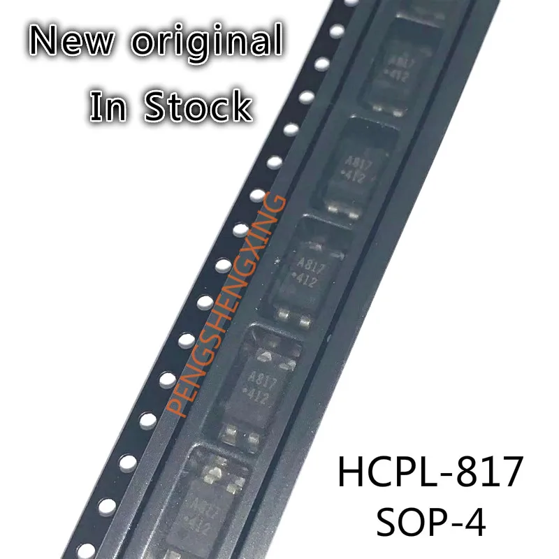 Фотоэлектрический чип связи 10 шт./лот HCPL-817-300E A817 A817V SOP4 | Электронные компоненты и