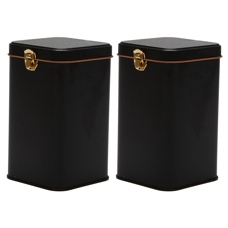 

Новые металлические чайные банки, 2 шт.