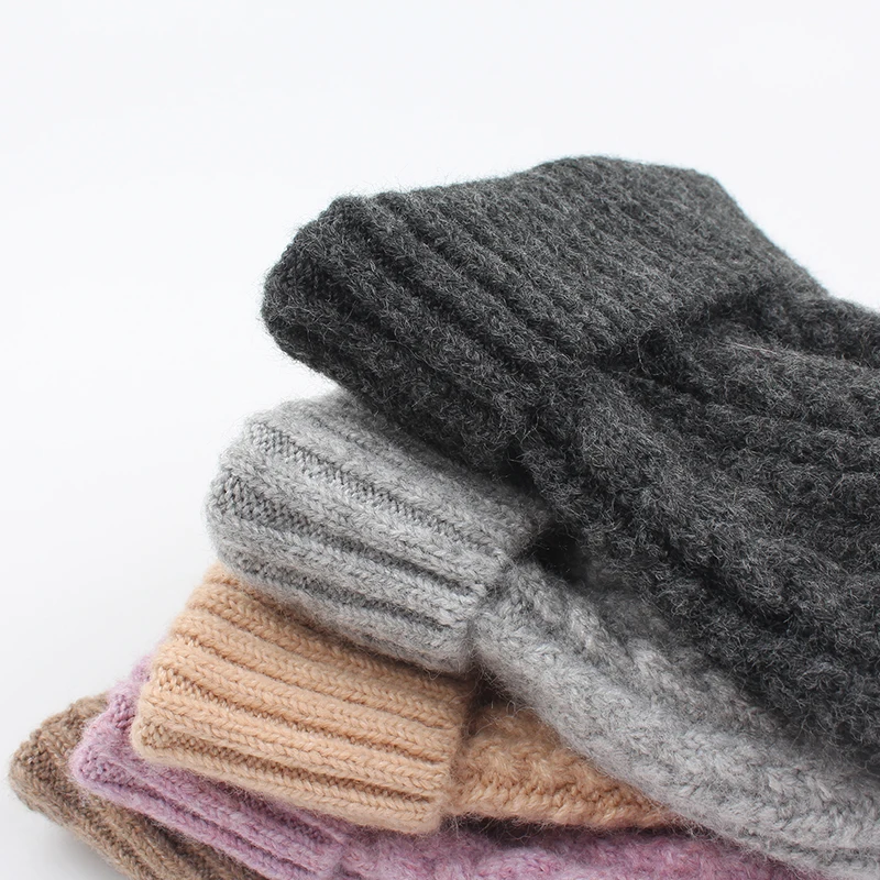 2020 зимние шапки для мужчин и женщин унисекс толстый колпачок твист вязаные без