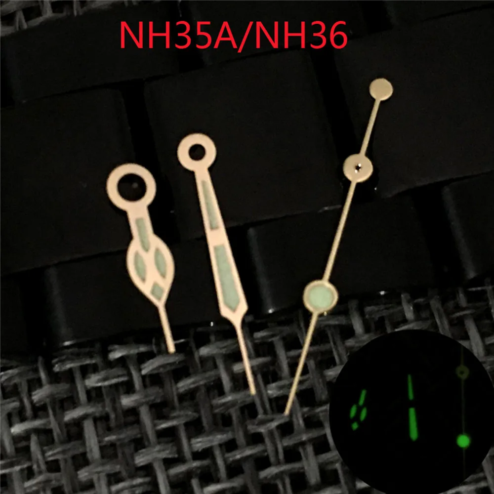 

Watch Hands Needles for SKX007/SBBN NH35A/NH36A Watch Movement with Green Luminous