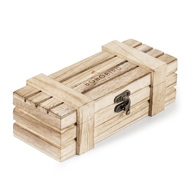 

BOBO BIRD Simple Wooden Men Sunglasses Handmade Polarized Mirror Fashion Female Bamboo Eyewear sport glasses in Wood Box custom