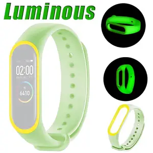 Lu mi nous силиконовый мягкий ремешок для mi Band 4 универсальный силиконовый Lu mi nous Сменный ремень для Xiaomi mi Band 3 4 mi band 4 ремешок Ремешок для xiaomi mi band 3