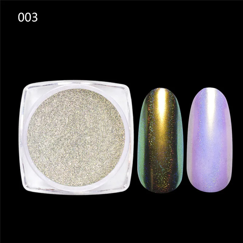 BeautyBigBang лак для ногтей Блестящий Порошок 0,2 г Хамелеон для ногтей мерцающий Русалка жемчуг пигмент Сияющий лазер в виде ракушки окунутый порошок