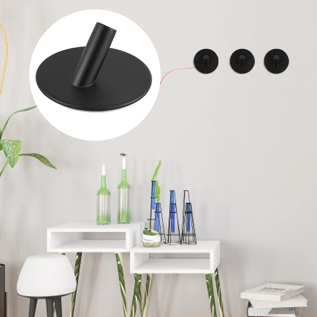 

4 шт., настенный крючок для халата, нержавеющая сталь