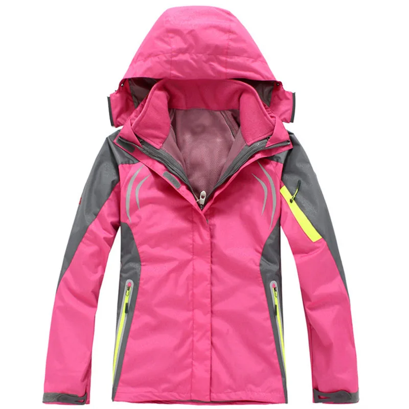 

Women's Hiking Jacket fleece Liner thermal raincoat Autumn Winter outdoor windproof waterproof coat Mountaineering Windbreaker