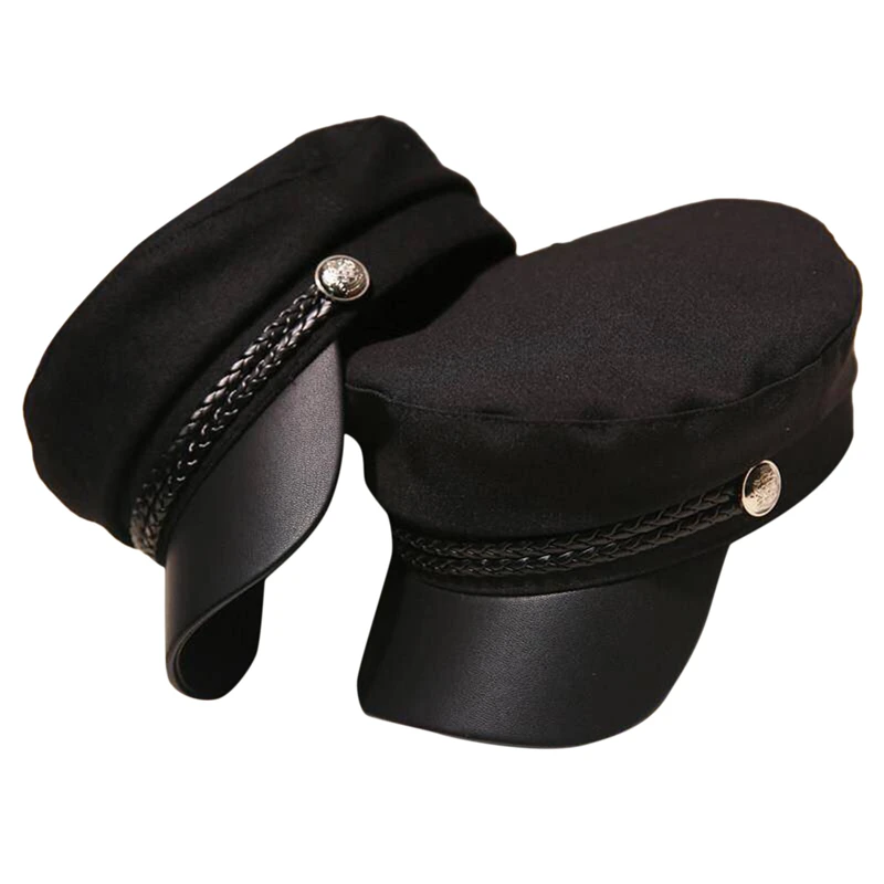 Винтажная Женская кепка в стиле милитари Осенние повседневные матросские шапки