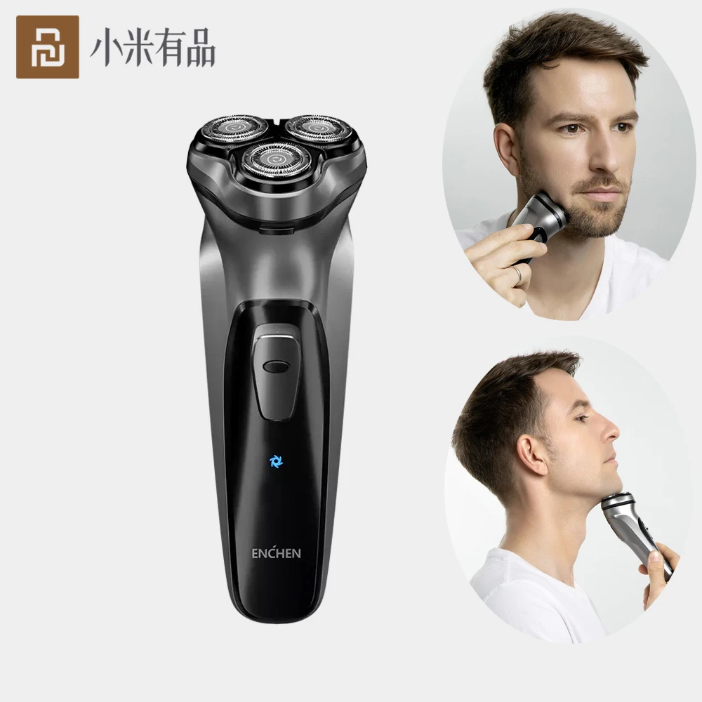 

Xiaomi Yingqu Electric Shaver Men's Wet and Dry Shaver Rechargeable Three-blade Household Smart Anti-pinch Portable Men's Shaver