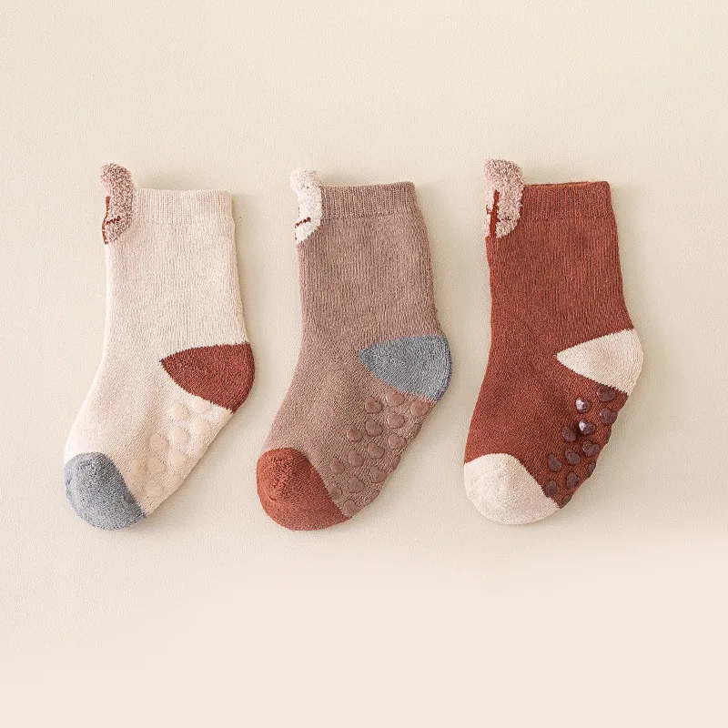 

Lawadka 3 пар/компл. 0-4Years зимние толстые махровые детские носки для мальчиков и девочек хлопковые нескользящие детские носки для девочек коротк...