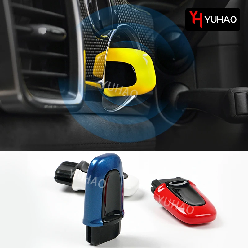 

One-Click Start Key Modification Protective Shell ABS Plastic Car Interior Products For Porsche Macan Cayenne Panamera 718 911