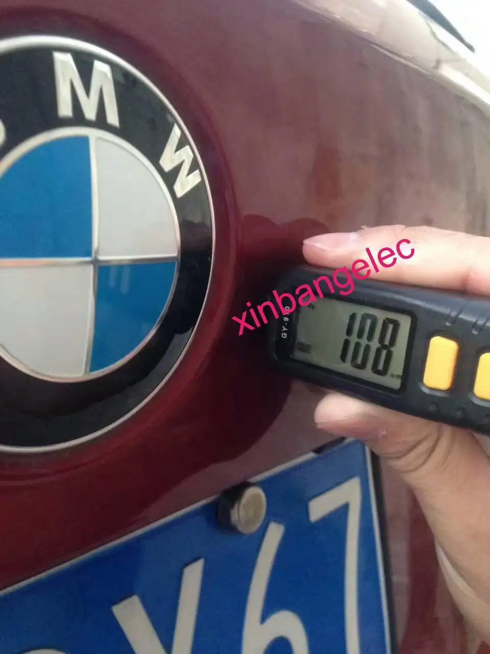 Цифровой датчик толщины покрытия 1 микрон/0-1300 автомобильный измеритель