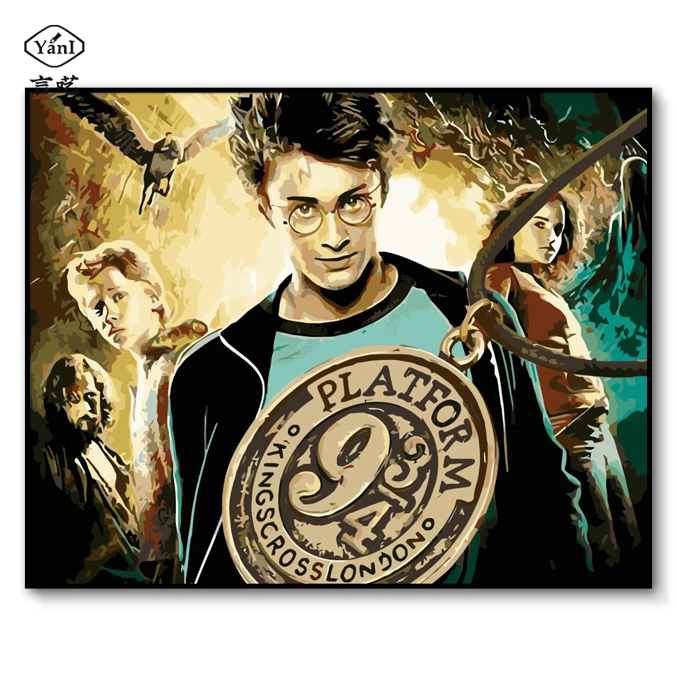 Набор для рисования по номерам Гарри Джеймса масляные краски акриловые