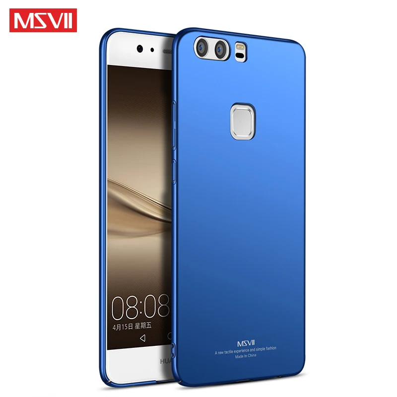 P9 чехол Msvii ультра тонкий матовый для Huawei Lite P 9 Жесткий ПК Plus чехлы телефонов |