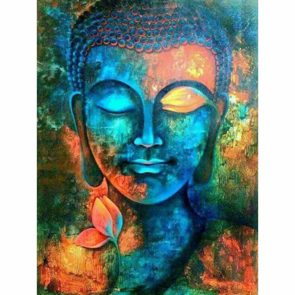 

New full square/round diamond 5D handmade DIY diamond painting"Religious Buddha"3D embroidery cross stitch home decoration gift