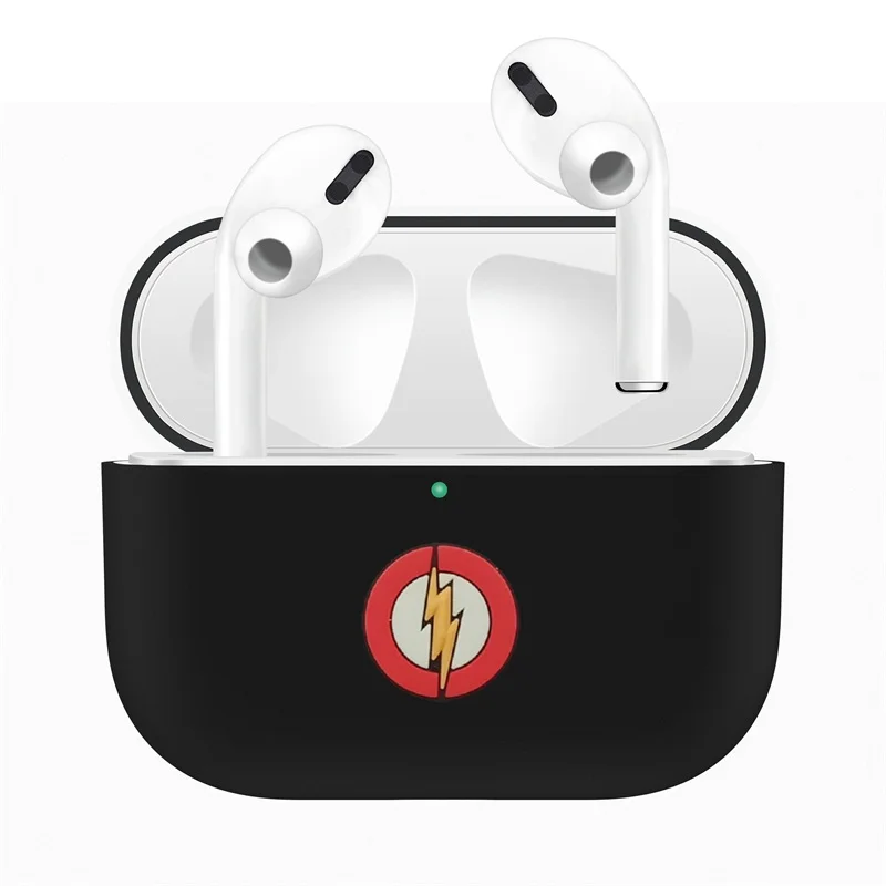 Black 5 Для Apple AirPods Pro Чехол для замены ТПУ милый защитный чехол для AirPods 3 беспроводной Bluetooth наушники протектор рукав - Color: Black 5
