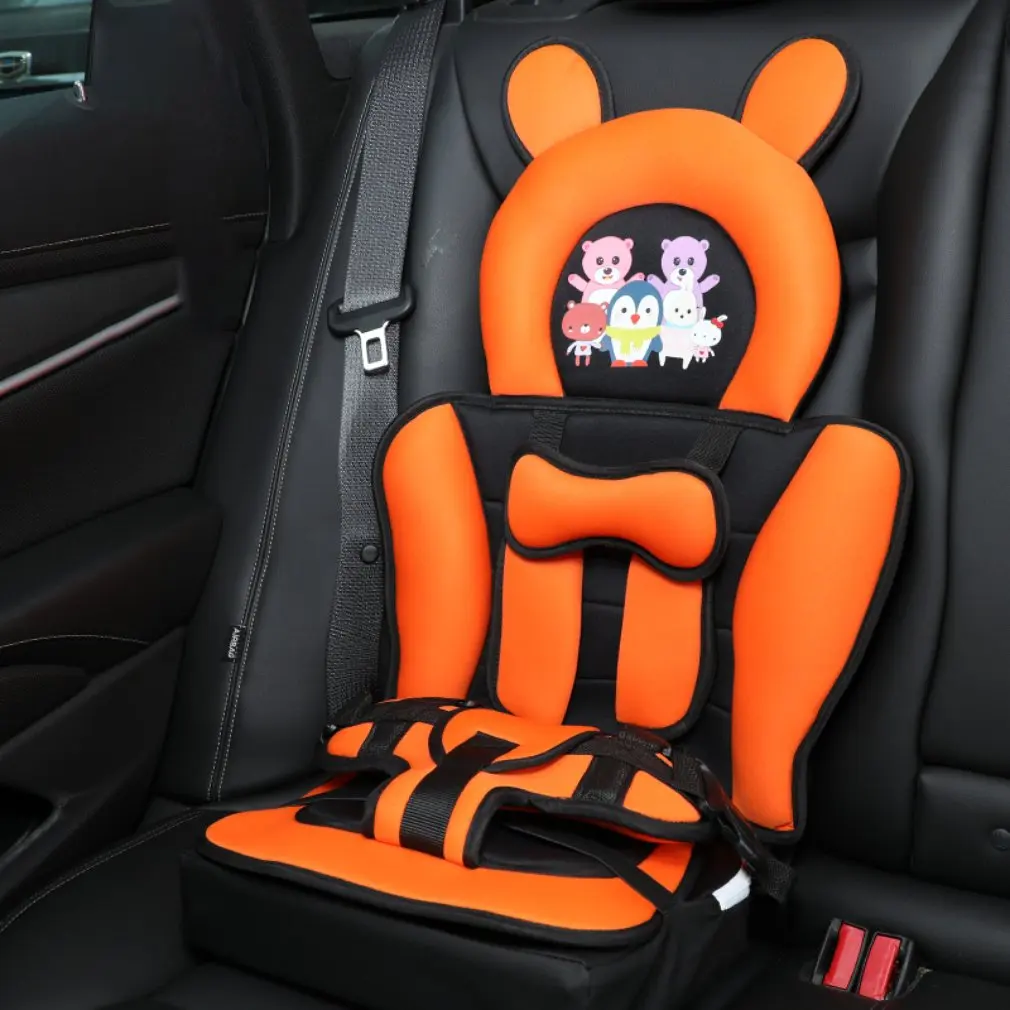 

Cute Cartoon Child Safety Seat Car Travel Portable Baby Chair Adjustable Stroller Seat For 6 Months-12 Years Old 9-36Kg Children